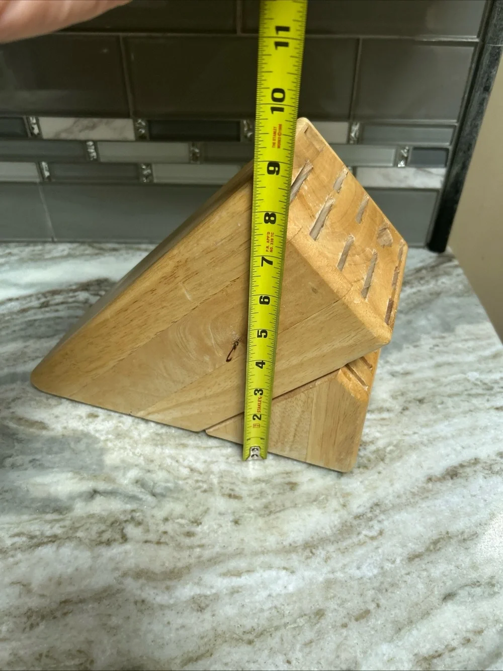 Wusthof Knife Block 17 Slot Block Holder 11 Upper Slots 6 Steak Knife Slots